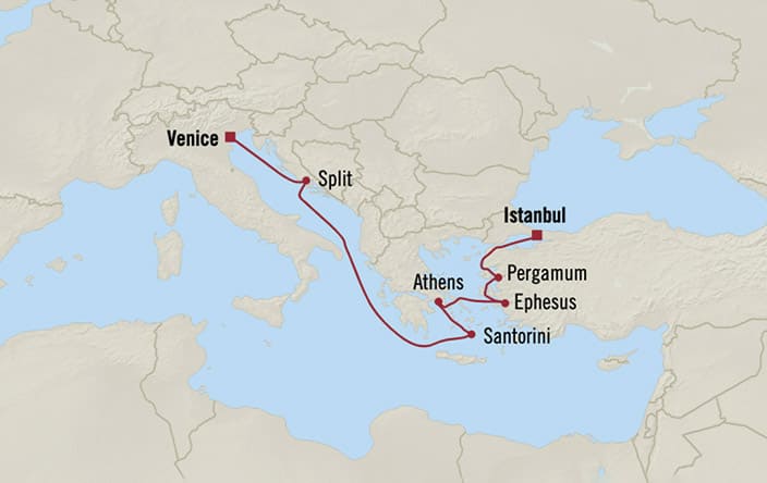 oceania cruise venice to istanbul